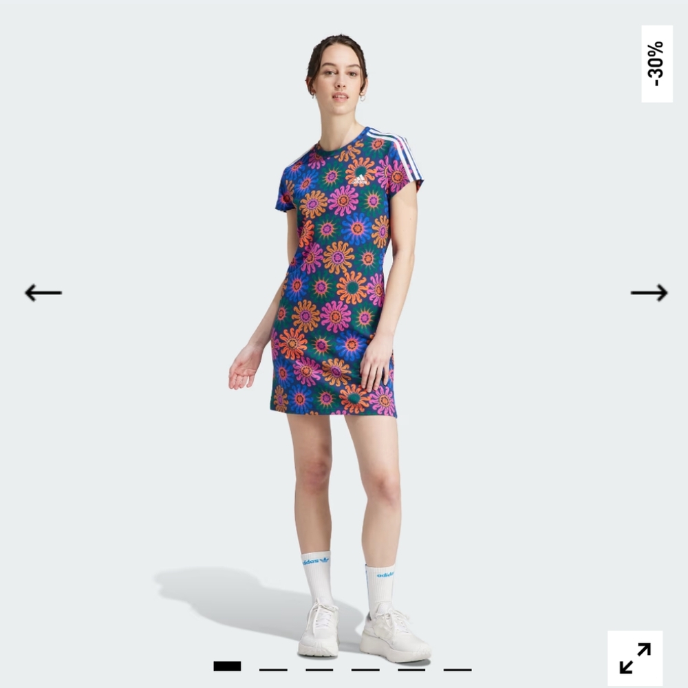 Adidas X Farm Rio Slim Dress
